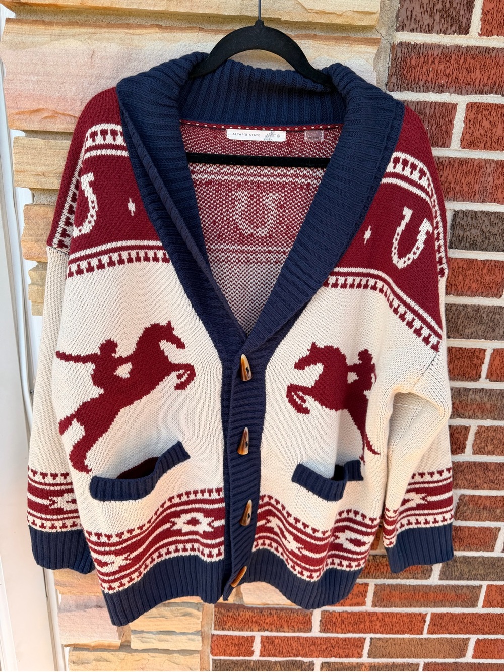 Altar'd State Bonnie Horse Cardigan